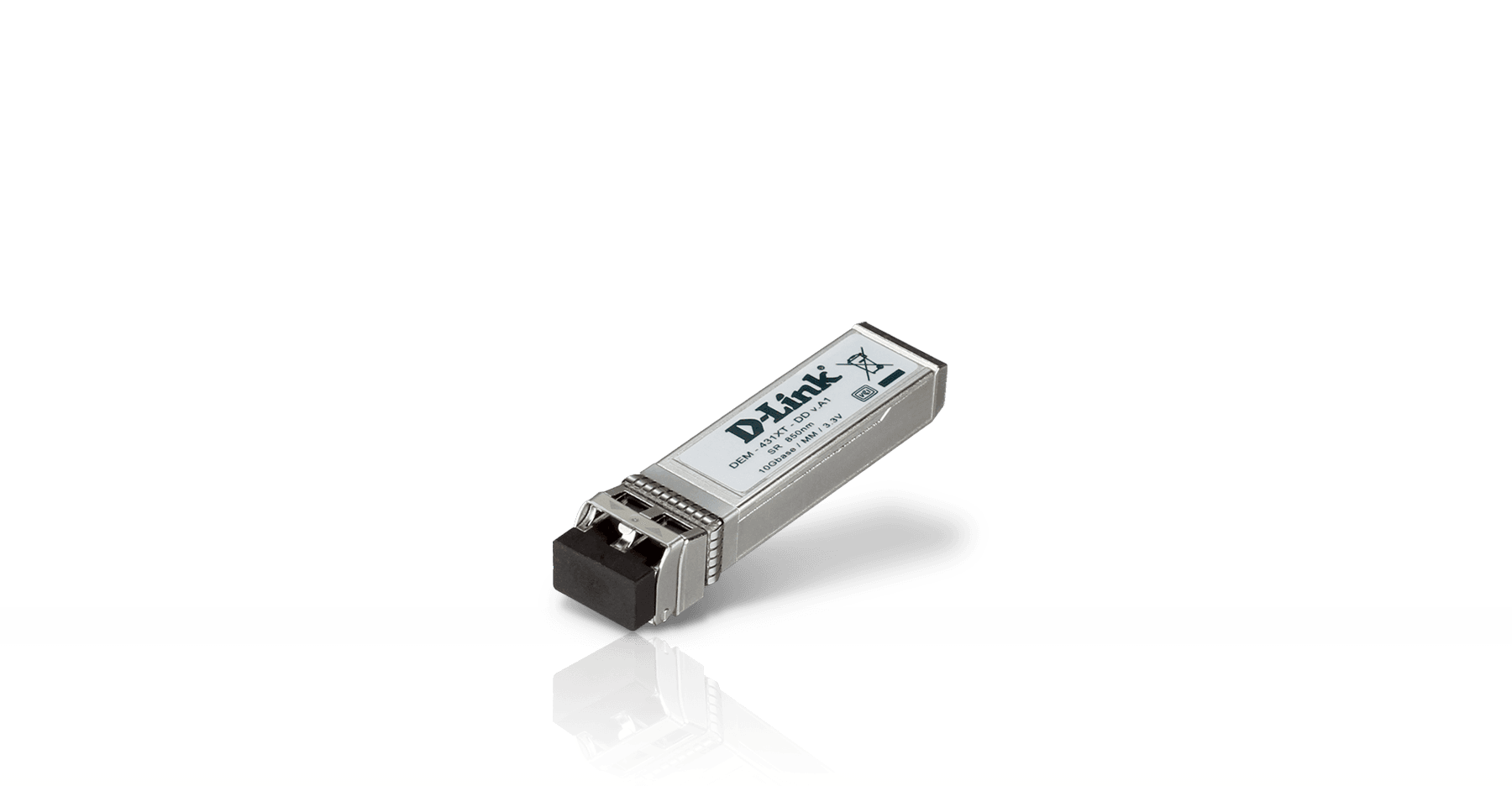 D-Link10GBase-SR SFP+ Transceiver, DDM, 80/300m | DEM-431XT-DD image