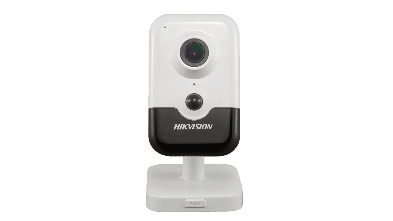 Hikvision DS-2CD2463G0-IW 6 MP Indoor Audio Fixed PIR Cube Network Camera,  H.265+, Wi-Fi , Detects human body (PIR), built-in two-way audio image