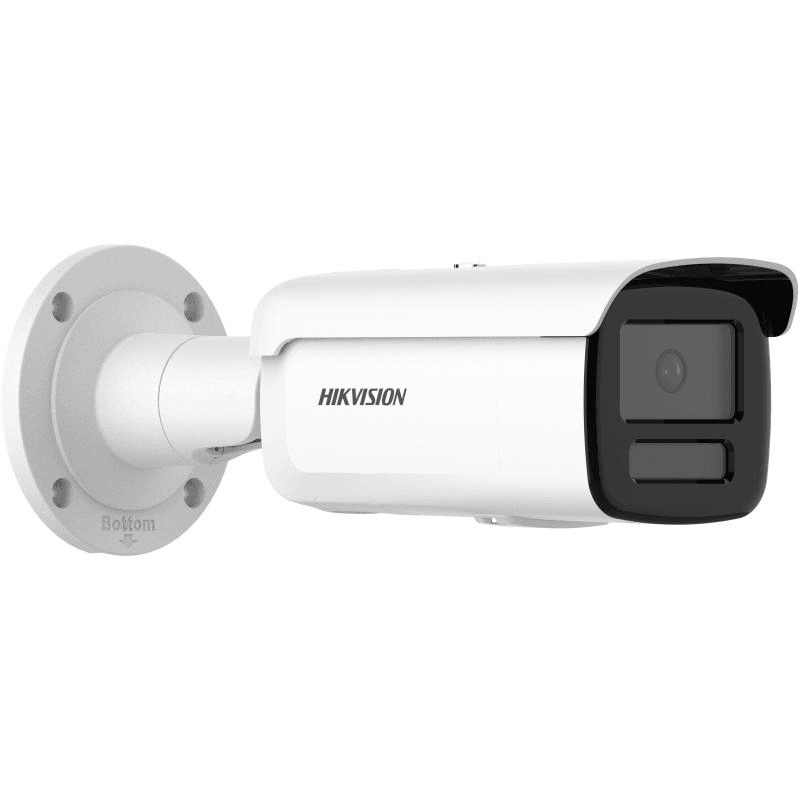 Hikvision DS-2CD2T87G2H-LI 8 MP Smart Hybrid Light with ColorVu Fixed Bullet Network Camera,  Fixed focal lens 2.8mm, 1/1.8" Progressive Scan CMOS, H.265+, IP67, Focus on human and vehicle classification based on deep learning image