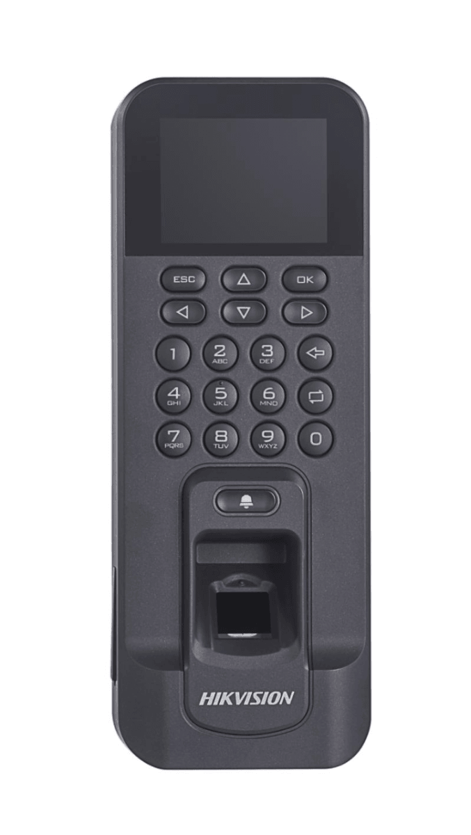 Hikvision DS-K1T804BMF Pro Series Fingerprint Terminal, Integrated Management of Access control & Time attendance function image