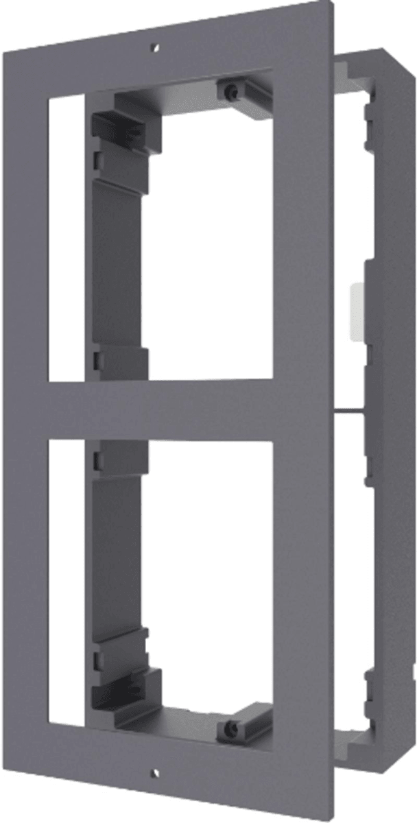 Hikvision DS-KD-ACW2 2 Surface mounting module brackets of modular door station: includes 2 module frame , 2 module front panel, 1 button cover and some other necessary accessories image