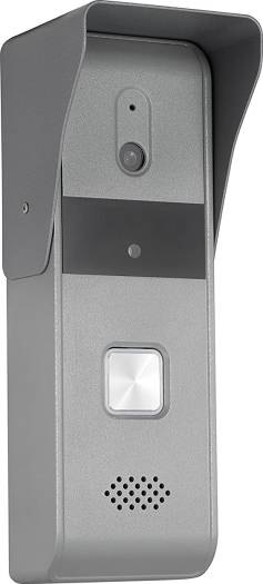 HIKVISION Analog Video Intercom System with 7" TFT LCD Screen, Wired Video Door Phone/Bell, 1080p Resolution, BuiltIn Mic & Loudspeaker, Noise Echo Cancellation, One Call Button, White| DS-KIS203T image