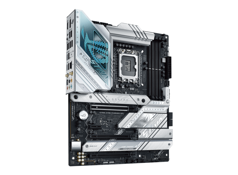 ASUS ROG STRIX Z790-A GAMING WIFI LGA1700 ATX Motherboard, Intel Z790 Chipset, 4x DDR5 DIMM, Max128GB, WiFi 6E 6GHz, 1x PCIe 5.0 x16, 1x HDMI, 1xDP, USB 3.2, Aura Sync | 90MB1E00-M0EAY0 image