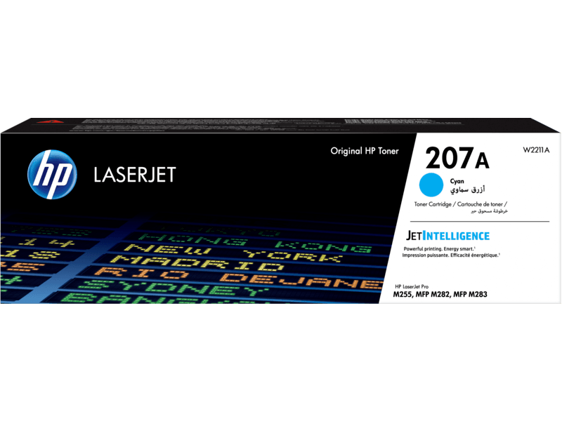 HP 207A Cyan Original LaserJet Toner Cartridge (W2211A) image