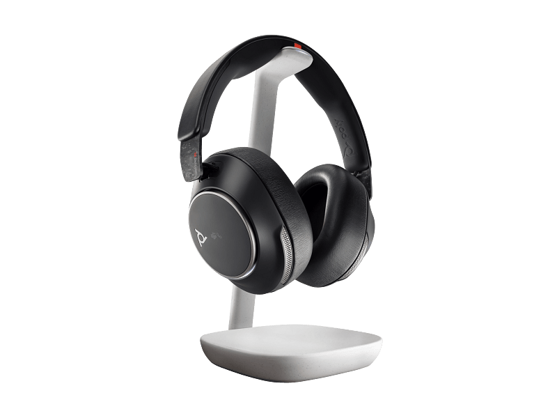 HP Poly Voyager Surround 85 UC Microsoft Teams Certified USB-C Headset +USB-C/A Adapter +Charging Stand, Boomless Bluetooth | 8G7T8AA image