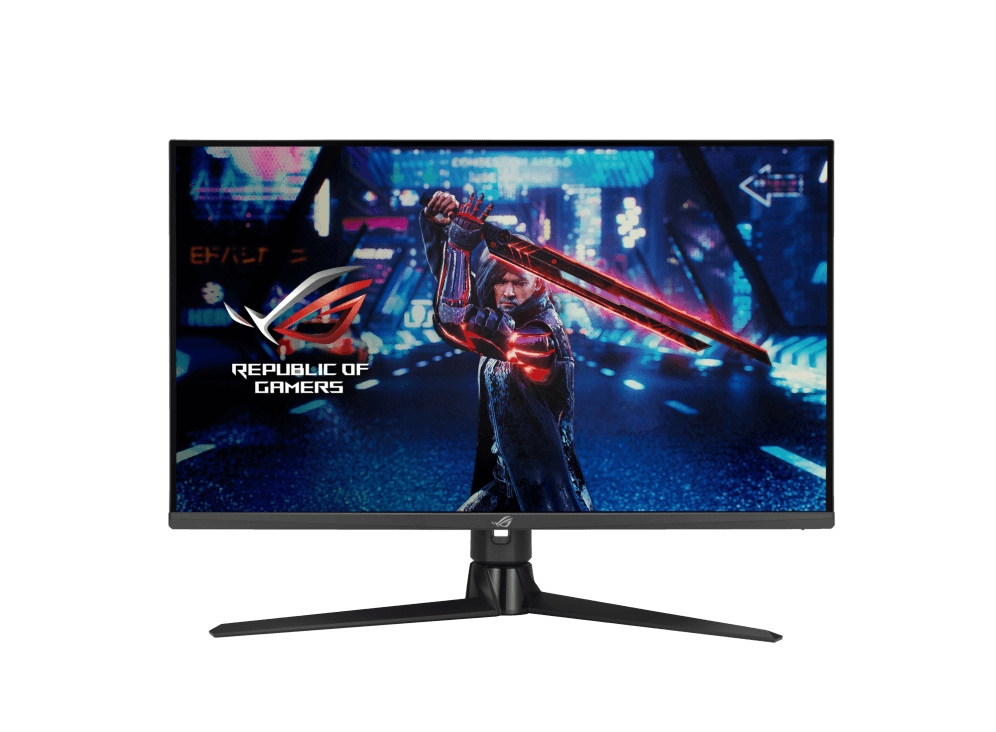 ROG Strix XG32UQ, 32 inch, 4K UHD IPS professional gaming monitor, 160Hz (OC), HDMI 2.1, 4K 120 Hz visuals, subsampling, Display Stream Compression (DSC), NVIDIA G-SYNC, DisplayHDR 600 | 90LM08B0-B01170 image