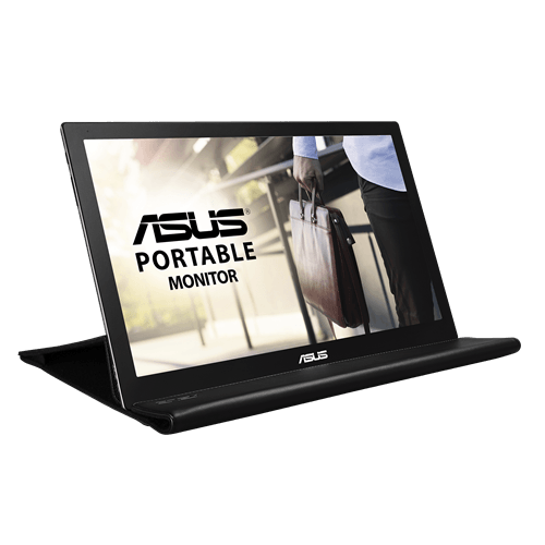 ASUS MB169B+ Portable monitor - 15.6" FHD (1920x1080), USB-powered, IPS, Ultra-slim, Auto-rotatable image