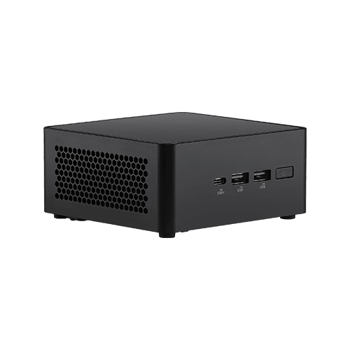 ASUS NUC 14 Pro Mini-PC RNUC14RVHU500003I Barebone Kit, Intel Core Ultra 5 125H, Intel Graphics, 2x SODIMM Slots, 1x SATA 2.5in SSD/HDD Storage Slot, EU Cord, DOS, Black | 90AR0062-M00090 image