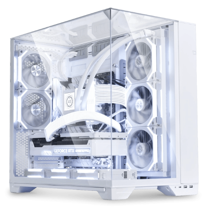 Gaming PC Vision Nanotech Gaming PC White - Intel Core i9-14900K, RTX 4080 16GB, 64GB 5600MHz, Asus Z790 Dark Hero, 2TB Gen4 SSD, 850W Power Supply, Windows 11 image