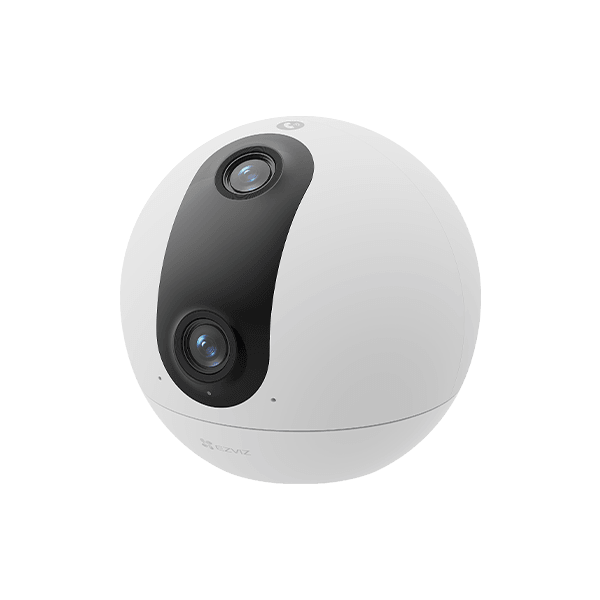 EZVIZ C60p 2K Dual-Lens Smart Home Wi-Fi Camera, 360?? Panoramic View, Two-Way Calling, Smart Tracking, Two Patrol Modes, Supports MicroSD Card (Up to 512 GB) | CS-C60p-R100-8H33WF image