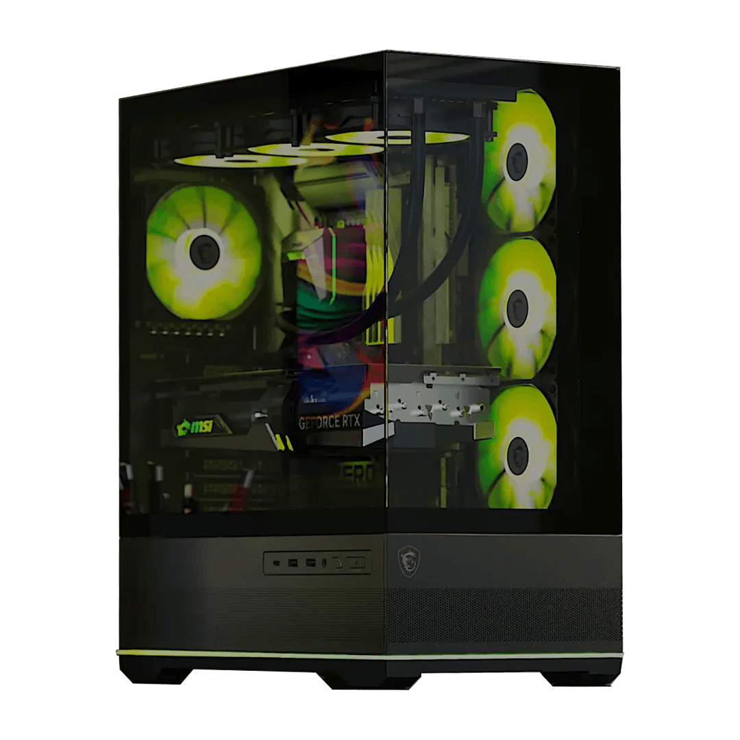 MSI Powered Gaming PC: Intel Core i7-14700F 14th Gen + MSI 5070 GAMING TRIO OC 12GB GDDR7, 32GB DDR5 6000MHz RGB, 1TB NVMe 6000MB/s SSD, 360mm MAG CORELIQUID A13 ARGB AIO, 750W PSU, MSI MAG PANO 110R PZ ATX Case image