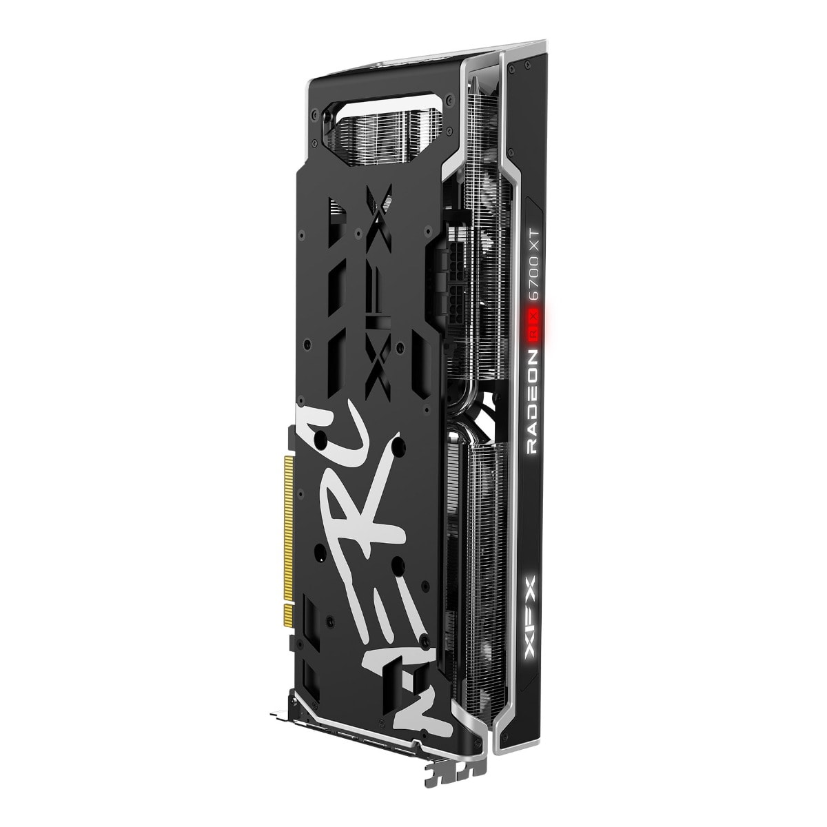 XFX Speedster Merc319 Radeon RX 6750XT Black Gaming Graphics Card, 12GB GDDR6 192 Bit Memory, 2560 Stream Processor, 2324MHz, PCI-E 4.0, AMD RDNA 2, HDMI, DP | RX-675XYTBDP image