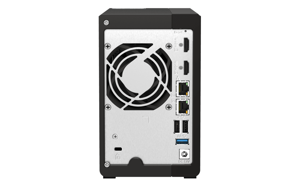 QNAP TS-253E 2 Bay High-Performance Desktop NAS, Intel Celeron J6412 Processor, 8 GB DDR4 RAM, 2 x 3.5" SATA 6Gb/s, Dual 2.5GbE Network Connectivity, 2xM.2 2280 PCIe, 2 x USB 3.2 Gen2 | TS-253E-8G image