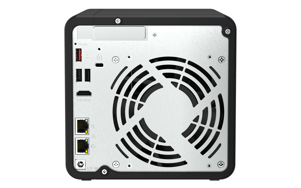 QNAP TS-464-8G (4 CORE 2.9GHZ, 8GB RAM, 4XSATA, 2X M.2 NVME SLOT, 1XPCIE, 1XHDMI 4K, 2X2.5GBE, 4XUSB) | TS-464-8G image