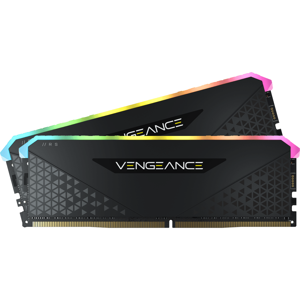 CORSAIR 3200 64GB  (2*32GB ) VENGEANCE RGB RS  DDR4 RAM CMG64GX4M2E3200C16     image