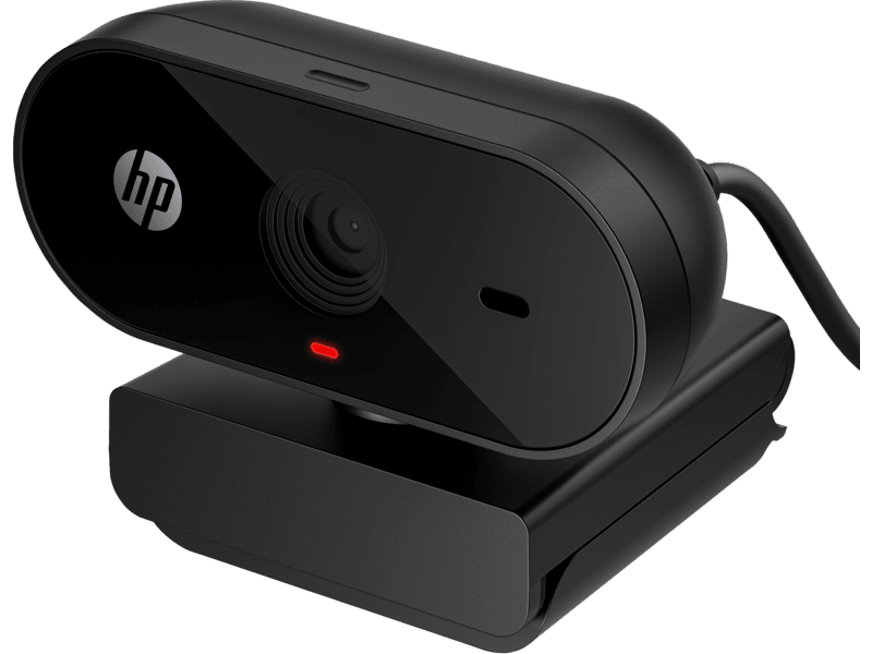 HP 320 FHD 1080p all-in-one Webcam, 360?? swivel and tripod, Plug and display, USB-A, 72 x 53.6 x 53.2 mm | 53X26AA image