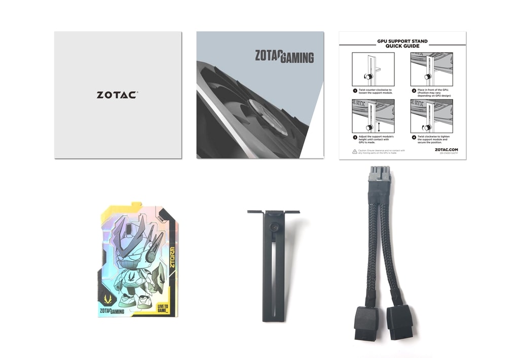 ZOTAC GAMING GeForce RTX 4070 Ti Trinity Graphics Card, 12GB GDDR6X 192-bit Memory, 7680 CUDA Cores, 2610 MHz Boost Clock, 21 Gbps Memory Clock, PCI E 4.0 x16, 3 x DP 1.4a,1 x HDMI | ZT-D40710D-10P image