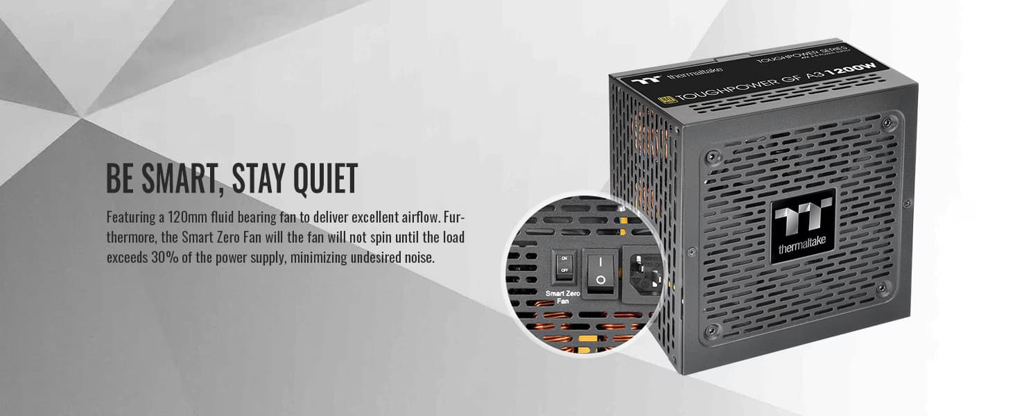 Thermaltake GF A3 1200W Gold PSU | ATX 3.0 & PCIe 5.0
