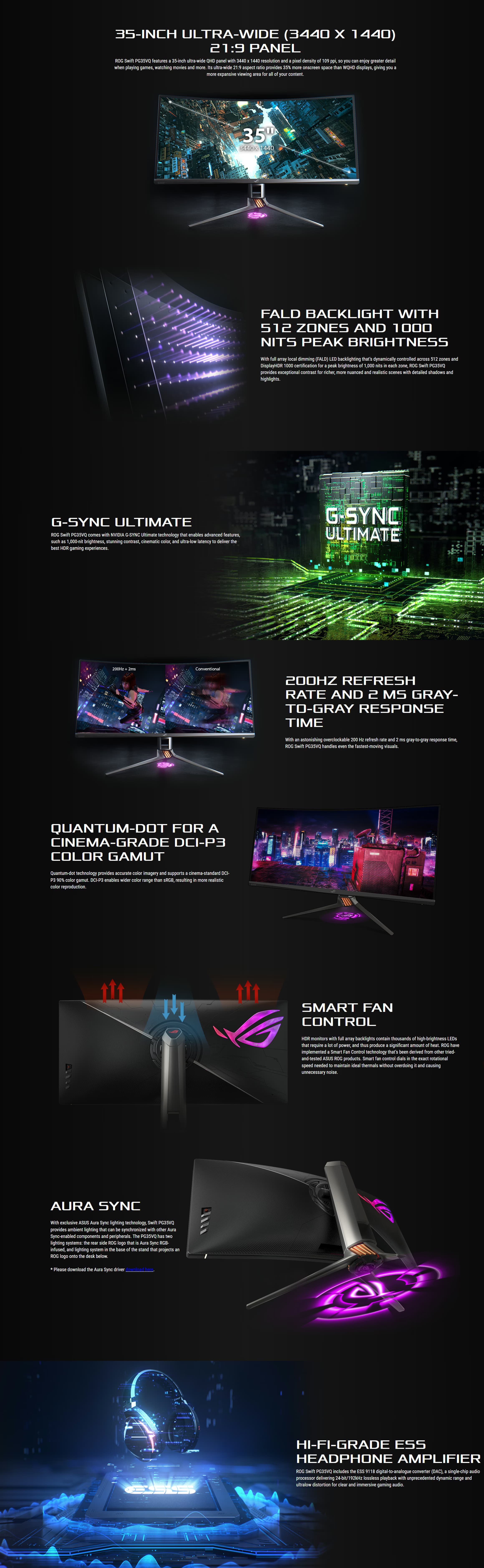 ASUS ROG Swift PG35VQ 35