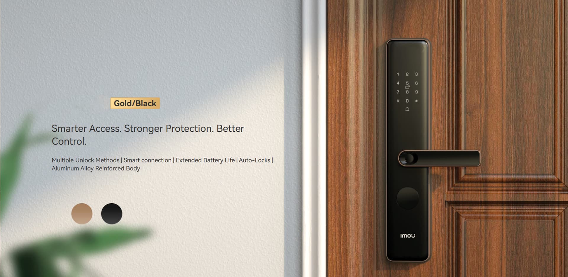 IMOU K1 Smart Door Lock Gold/Black