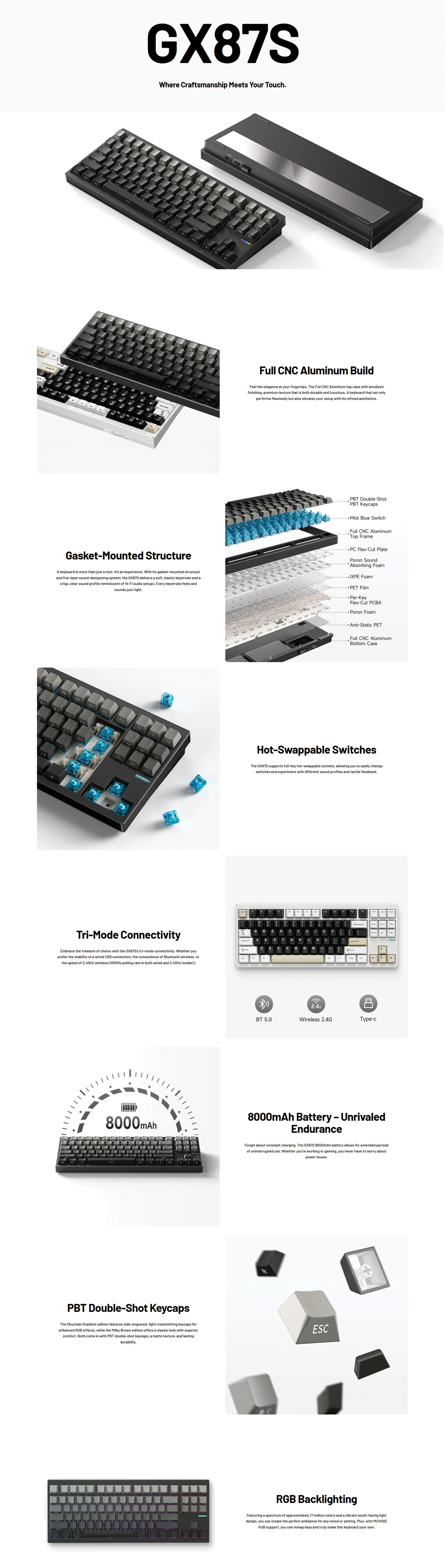 MCHOSE GX87S