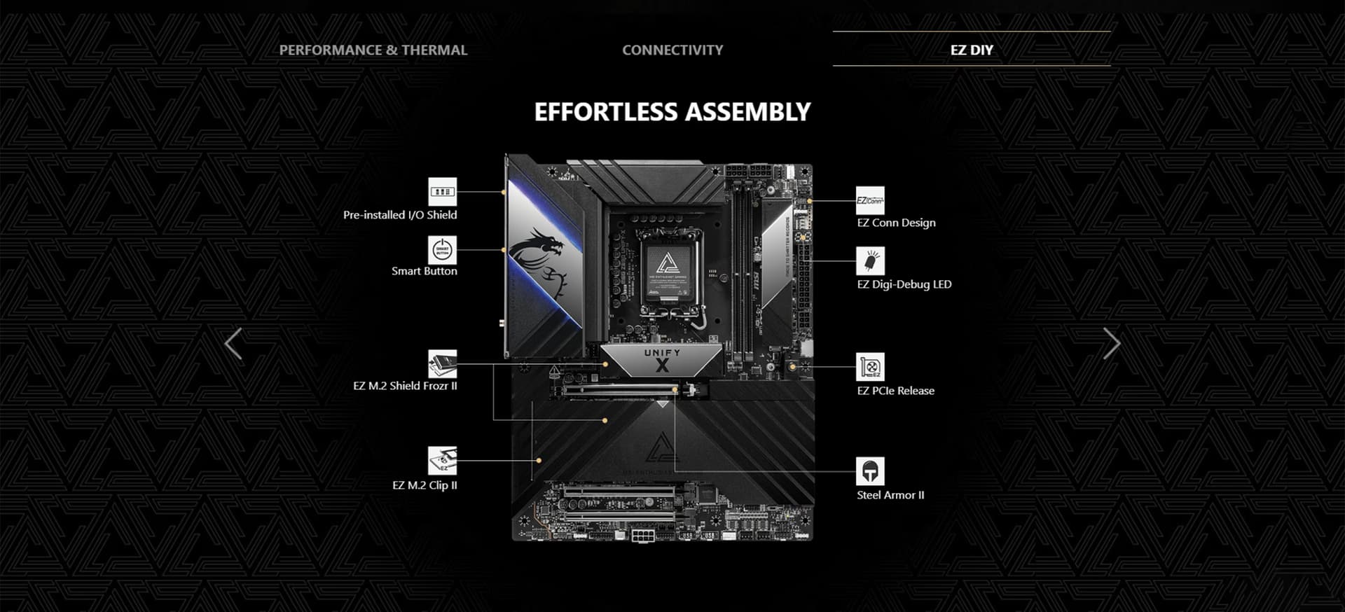 MSI MEG Z890 Unify-X LGA 1851 ATX Motherboard