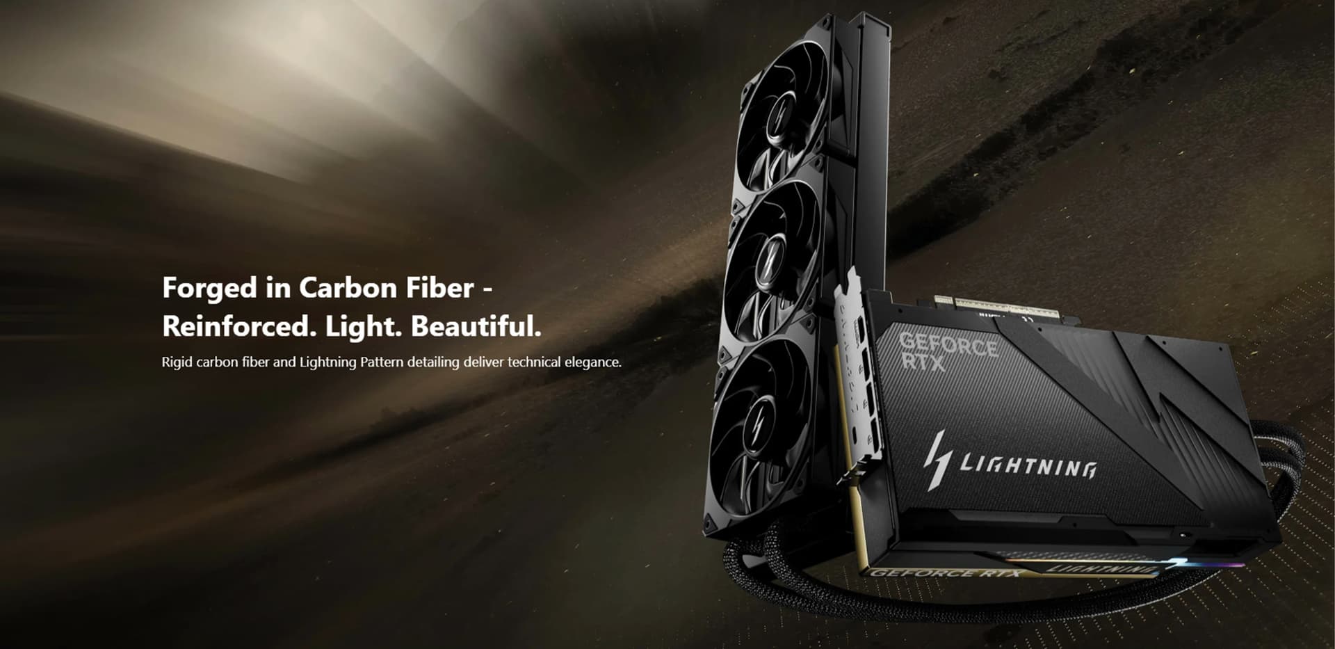 MSI RTX 5090 32G Lightning Z | 1000W Liquid Cooled GPU product description image