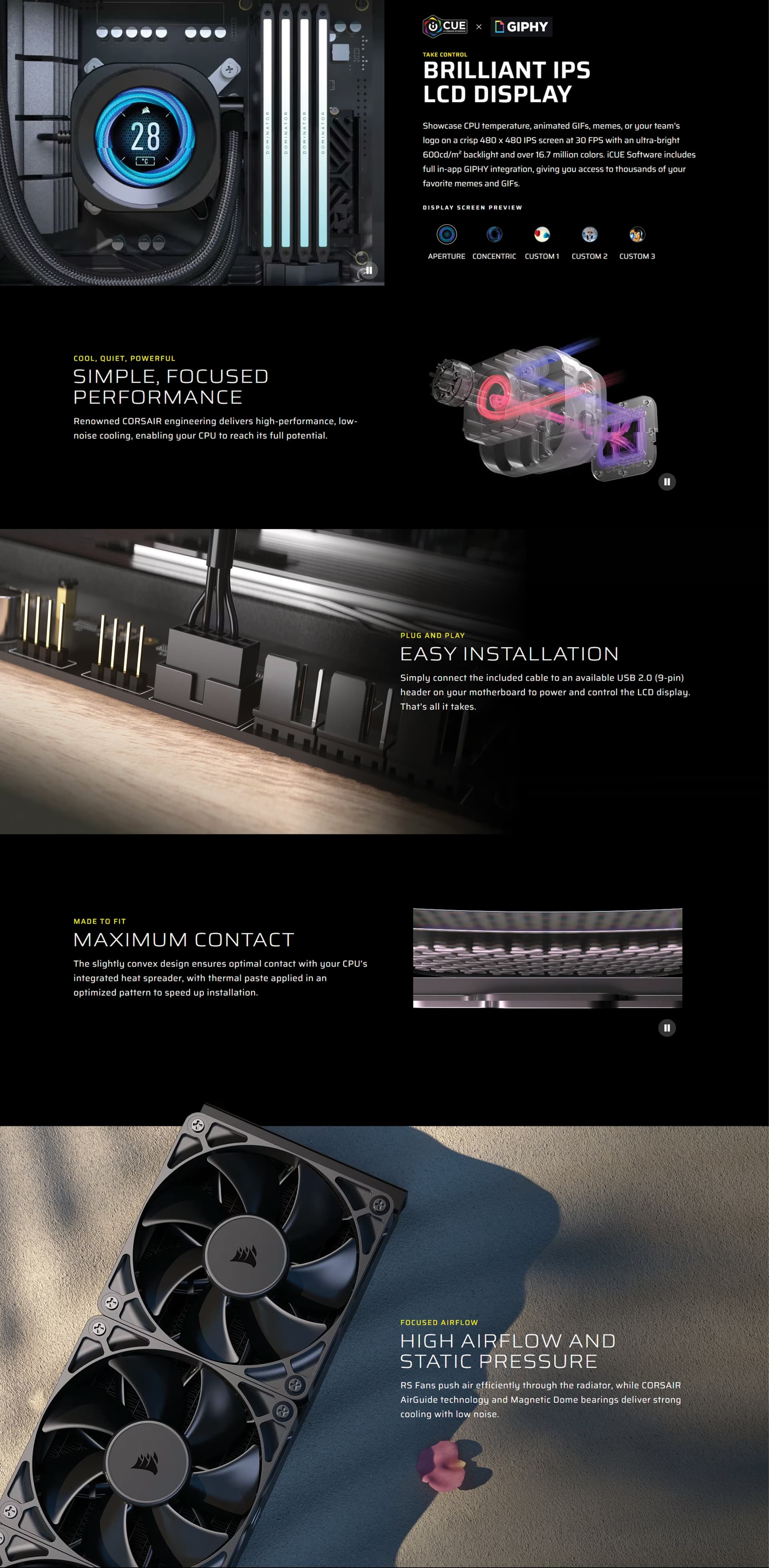 NAUTILUS 360 RS LCD Liquid CPU Cooler overview image
