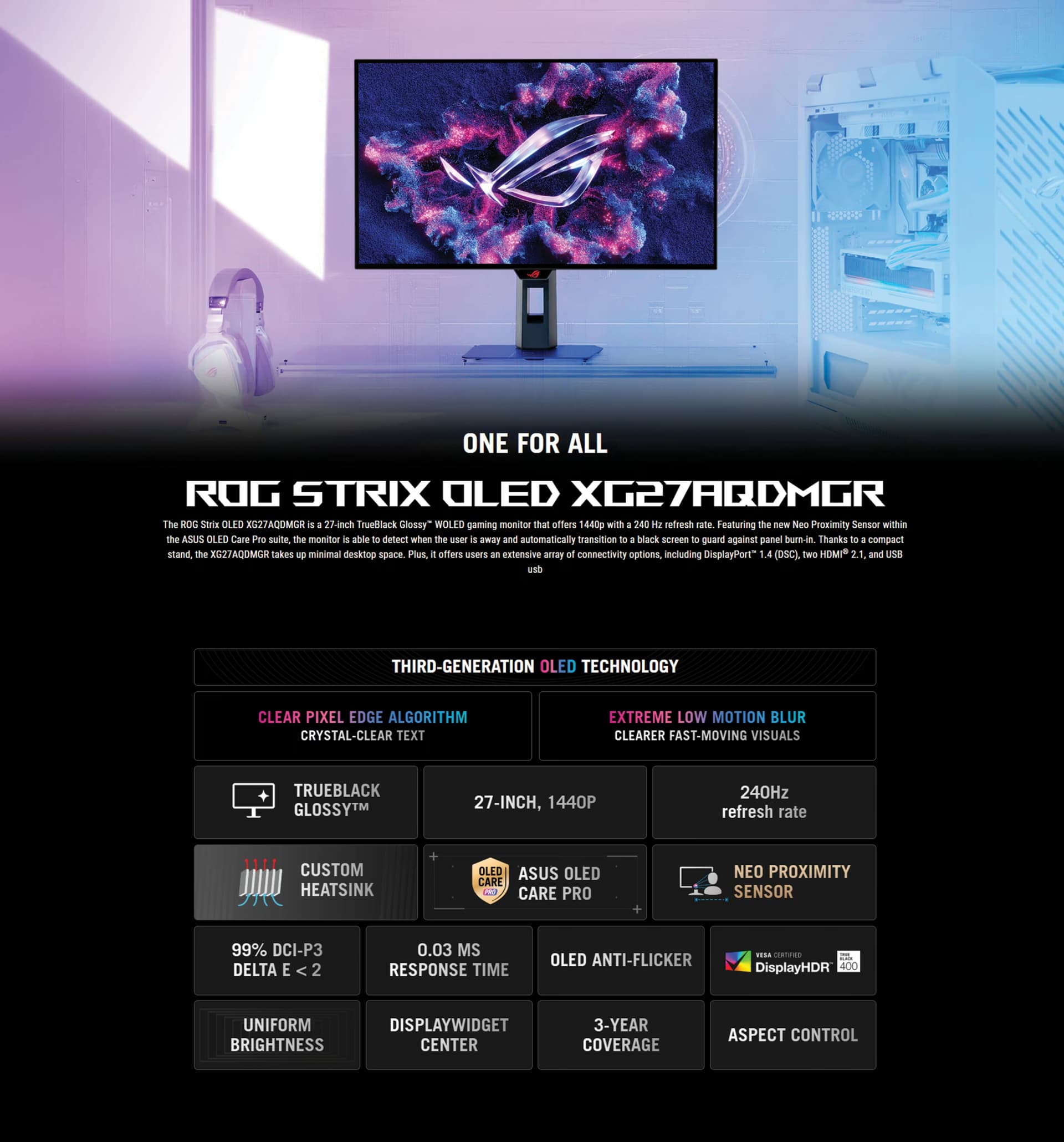LED-ASUS ROG XG27AQDMGR