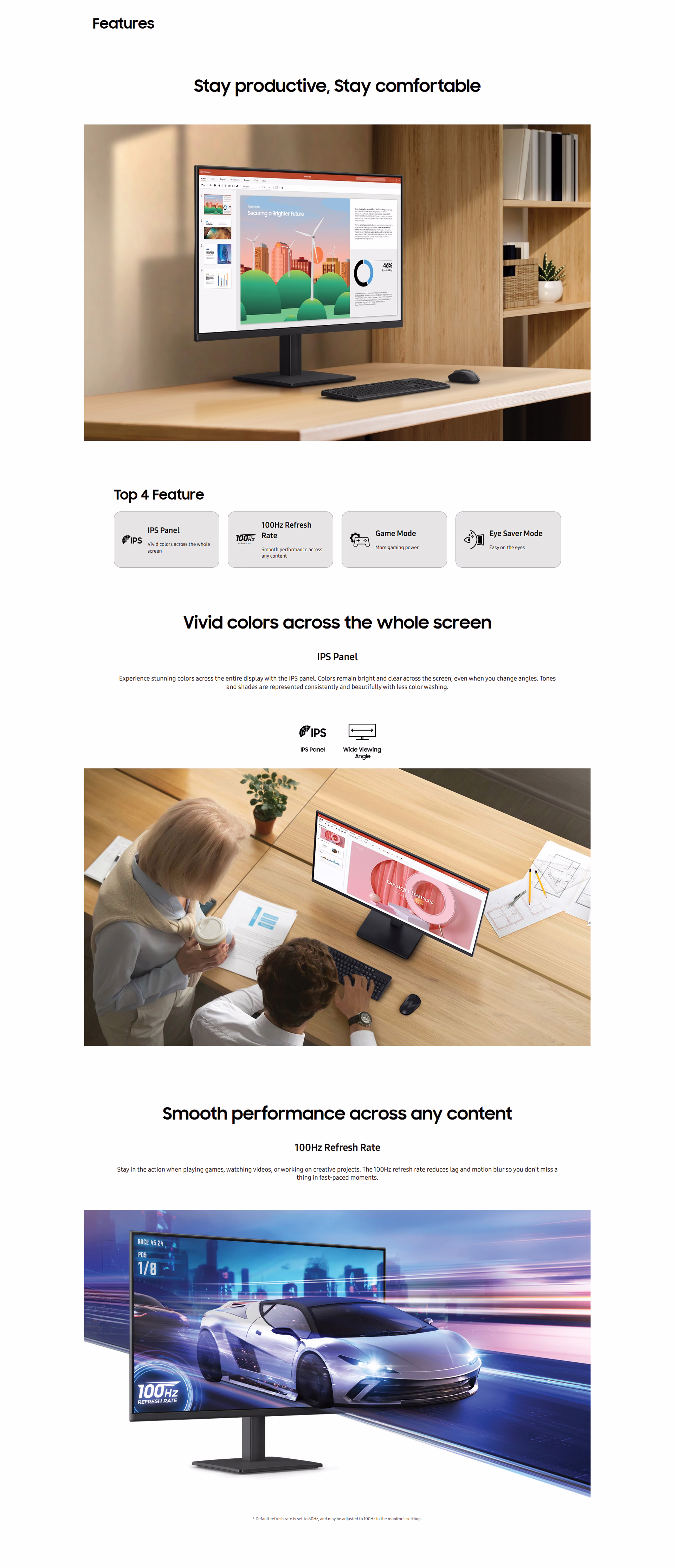 Samsung 27 S3 S30GD 100Hz Full HD Monitor DESCRIPTION