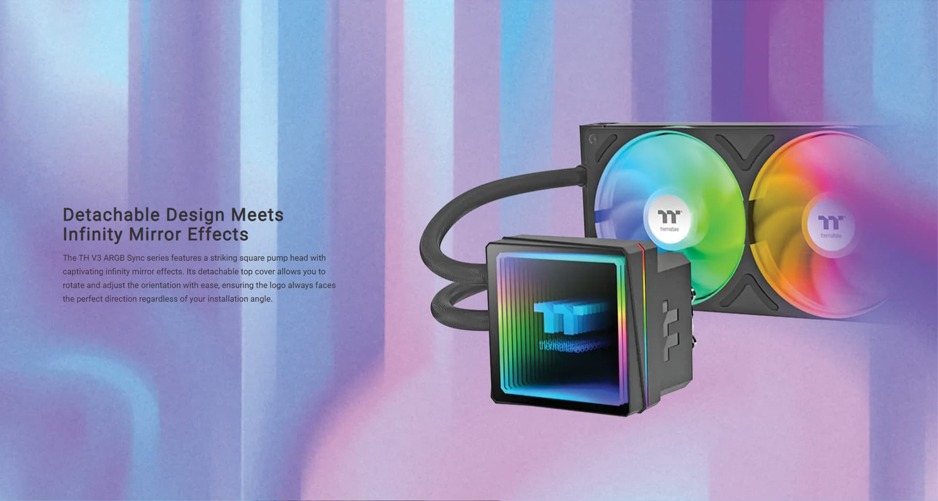 TH360 V3 ARGB Sync AIO Liquid Cooler product overview image