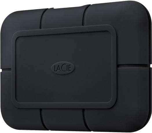 Lacie LaCie Rugged SSD Pro 4TB External Solid State Drive, USB-C Thunderbolt 3 Interface, Up to 2800 MB/s Speed, Drop Shock Dust Water Resistant, For Mac and Windows, 1 Month Adobe CC, Black | STHZ4000800 - product view 1 of 4