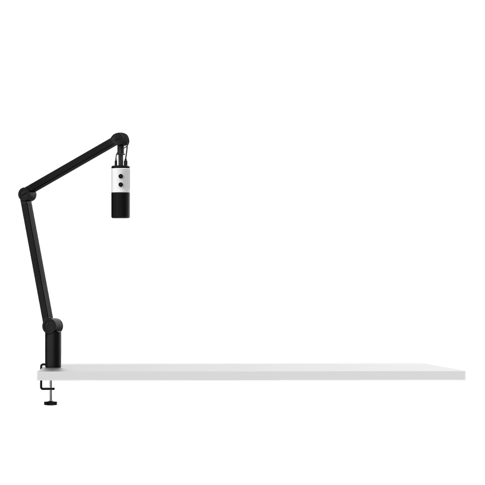 NZXT NZXT Boom Arm Low Noise Microphone, Thread US Standard 5/8", Discreetly Store USB & XLR Cables, Smooth and Silent, Cable Channel Covers, Black | AP-BOOMA-B1 - product view 1 of 6