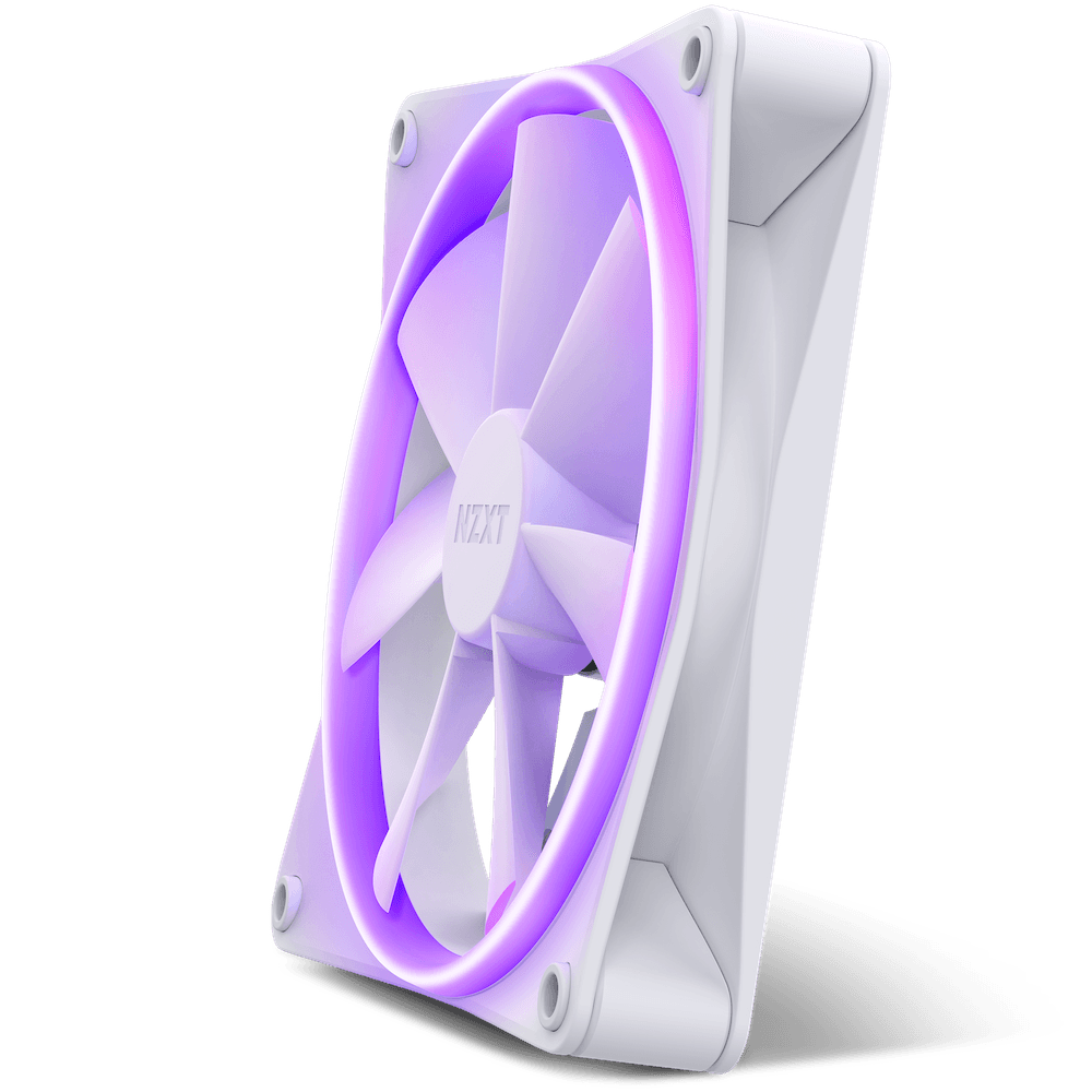 NZXT NZXT F140 RGB 140mm RGB Black Single Fan | RF-R14SF-B1 - product view 3 of 4