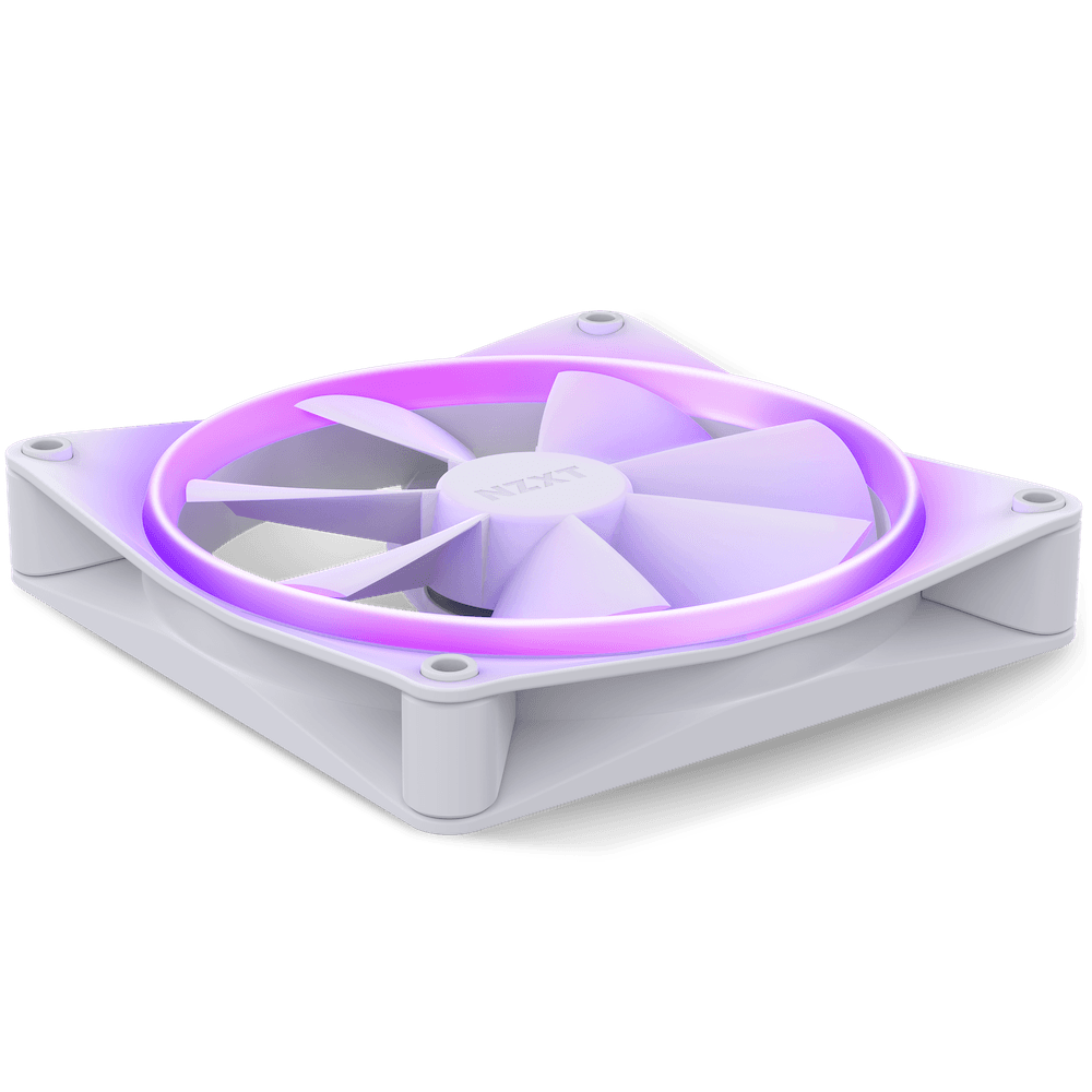 NZXT NZXT F140 RGB 140mm RGB Black Single Fan | RF-R14SF-B1 - product view 1 of 4