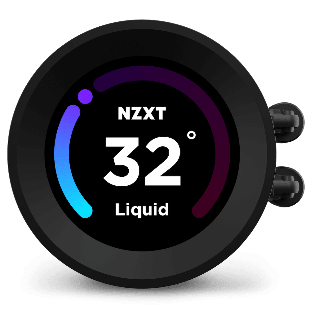 NZXT NZXT KRAKEN ELITE 360 BLACK 360MM LIQUID COOLER WITH WIDE-ANGLE DISPLAY | RL-KN36E-B1 - product view 3 of 3