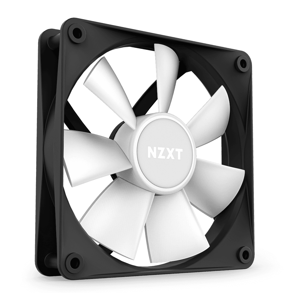 NZXT Nzxt F120 RGB Core Triple Pack 3 X 120mm Hub-Mounted RGB Fans & Controller - Black | RF-C12TF-B1 - product view 1 of 4