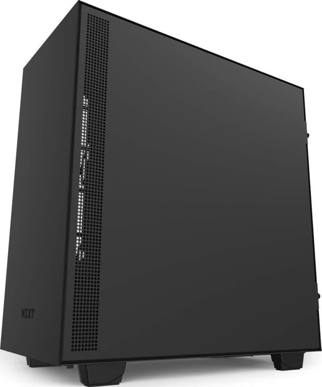 NZXT NZXT H510i Compact ATX Mid Tower PC Gaming Case Front I/O USB Type-C Port Vertical GPU Mount Tempered Glass Side Panel Integrated RGB Lighting Water-Cooling Ready Matte Black | CA-H510i-B1 - product view 1 of 3