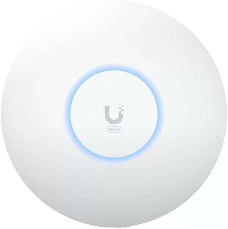 HIKVISION Ubiquiti Access Point U6 Plus, Dual-Band Wi-Fi 6 Connectivity, Up to 2402 Mbps Throughput Rate, WPA3 Security, 300+ Concurrent Clients, Ceiling & Wall Mounting Kit, White | U6+ - product view 3 of 5