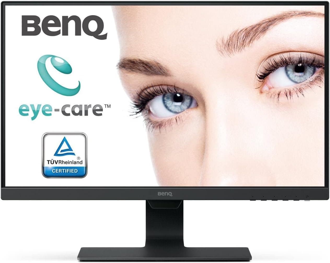 Benq BenQ GW2780 27 inch 1080p FHD Eye-Care, IPS Monitor, Ultra-Slim Bezel, 60 Hz, Brightness Intelligence, 2Wx2 Speakers, Tilt, HDMI, VGA, Display Port, Cable Management, Flicker-Free - product view 2 of 6
