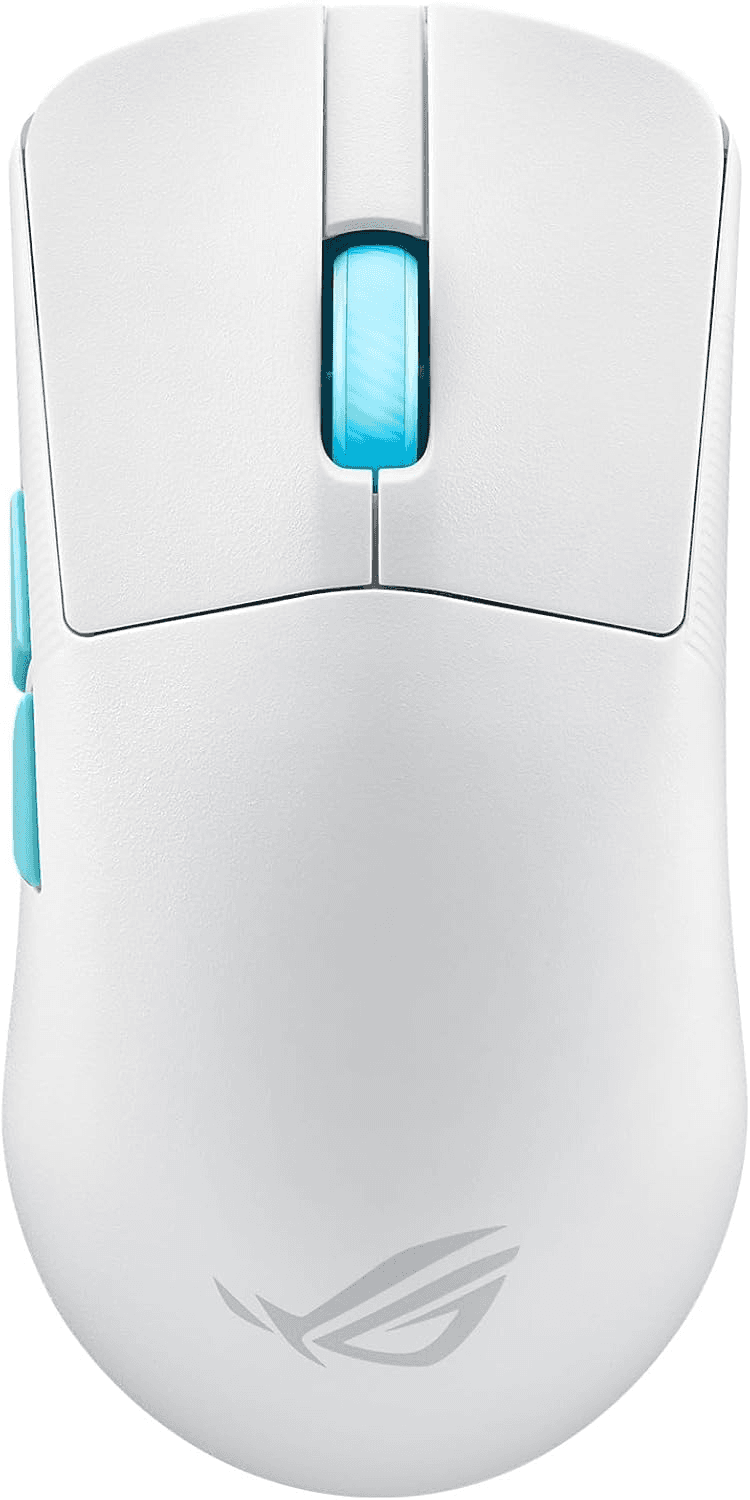 ASUS ROG Harpe Ace Aim Lab Edition P713 Wireless Gaming Mouse, 2.4GHz SpeedNova Wireless & Bluetooth, Ultra-Lightweight Esports Design, High-Precision Optical Sensor, White – 90MP02W0-BMUA10 – Buy Online
