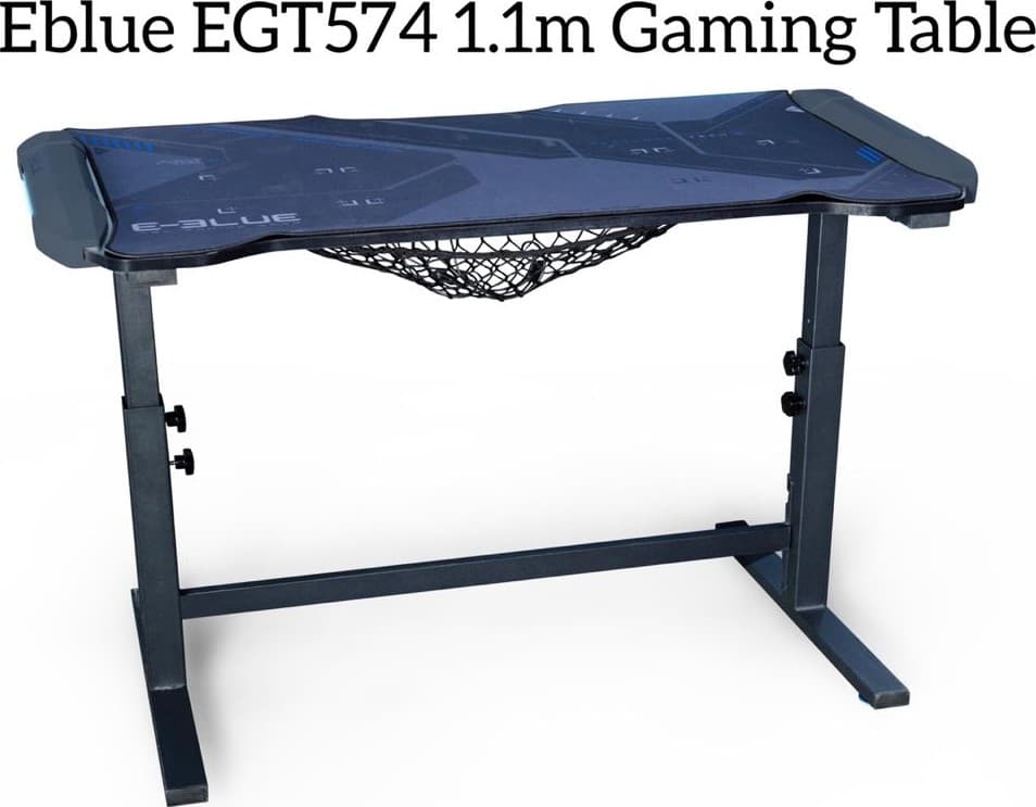 E-Blue Gaming Desk - EGT574 | 3 Level Height Adjustable (1130x595x740 mm) - Medium - product view 2 of 3