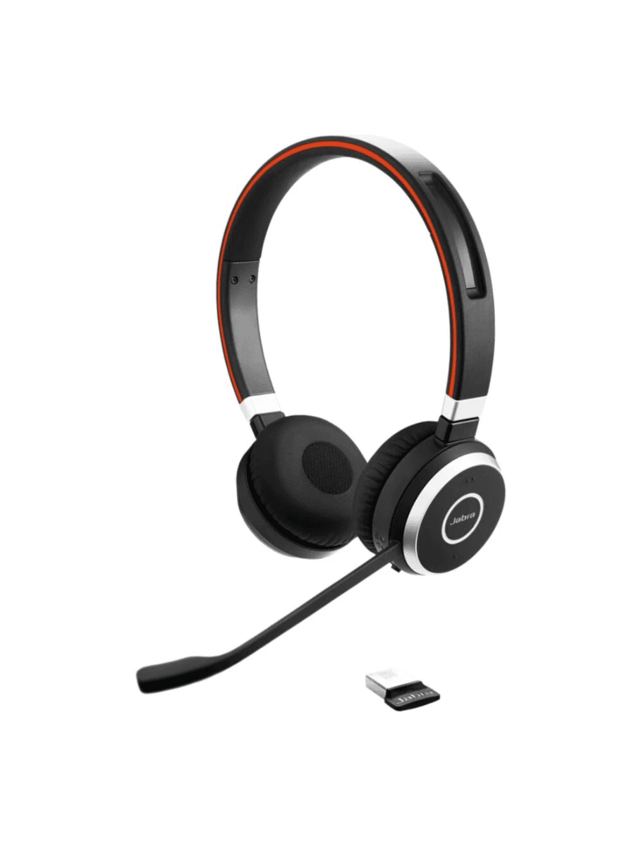 Jabra Jabra Evolve 65 MS Stereo Bluetooth Headset, Dual Connectivity, Bluetooth 3.0, Noise-Cancelling Microphone, Digital Signal Processing (DSP), Black | 6599-823-309 - product view 2 of 5