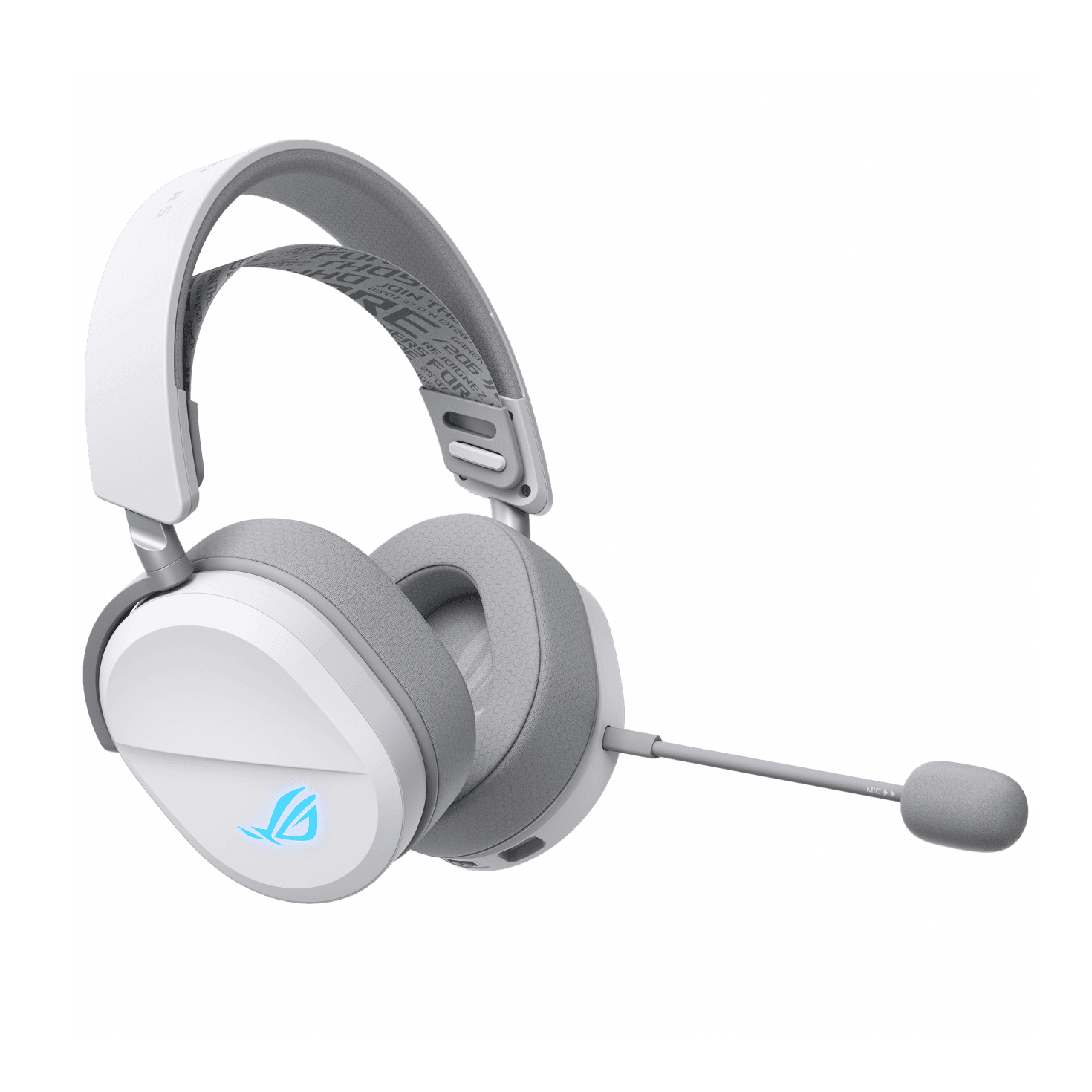 ASUS ROG Pelta Tri-Mode Wireless Gaming Headset, 50mm Titanium-Plated Drivers, ROG SpeedNova Wireless Technology, 10mm Super-Wideband Boom Microphone, Aura Sync RGB, White | 90YH0410-BHUA10 – Buy Online