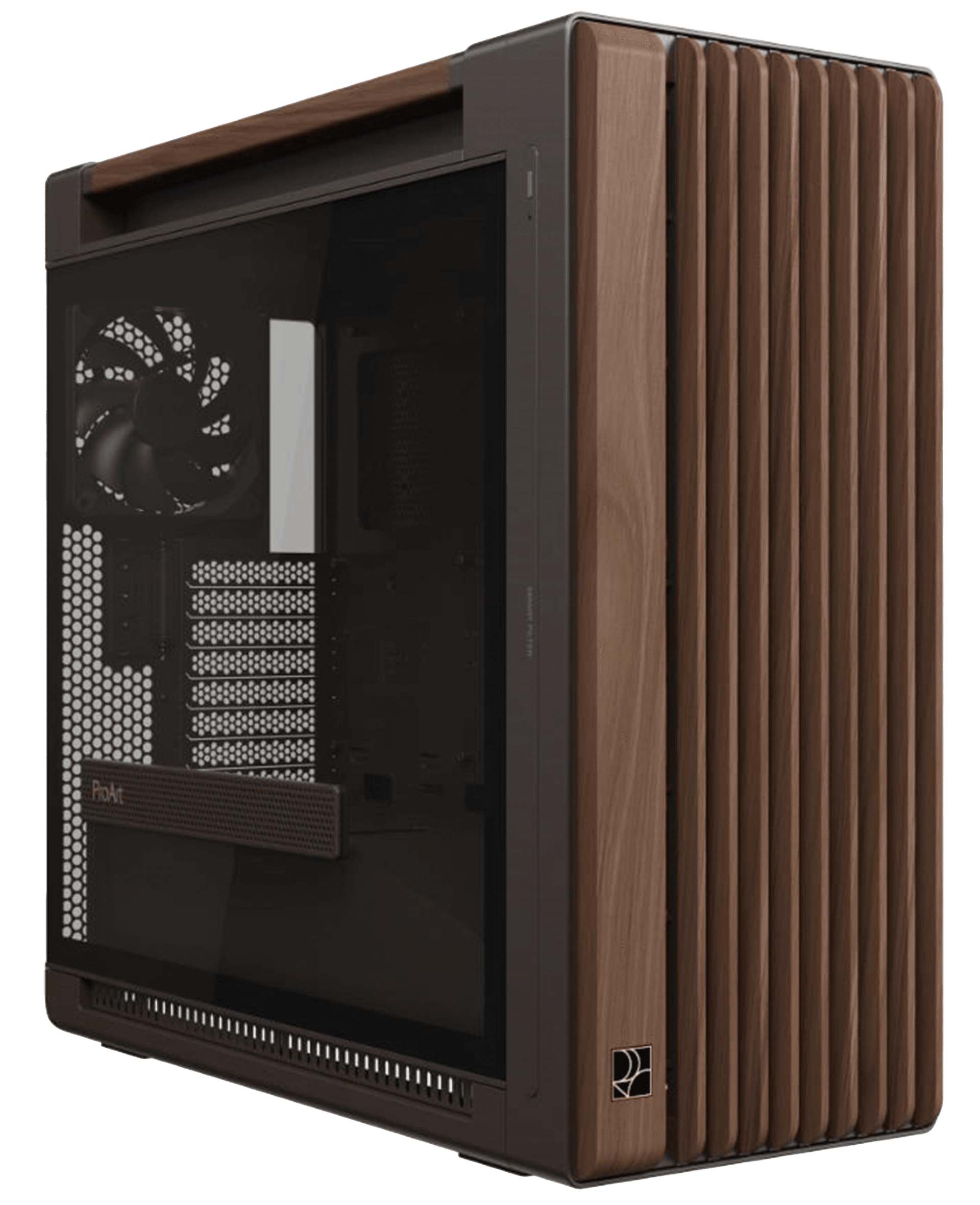 ASUS ProArt PA602 Wood Edition E-ATX Creative Professional Case,Walnut Wood & Retro Brown | 90DC00J8-B09000 – Buy Online