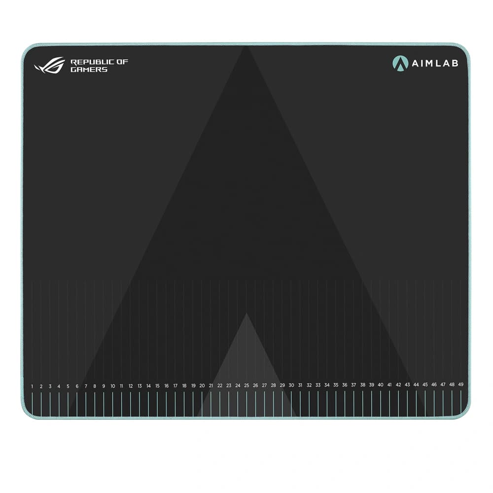 ASUS ROG Hone Ace Aim Lab Edition Large Gaming Mouse Pad, 508x420x3mm, Hybrid Cloth Surface, Water & Oil Repellent Nano-Coating, Measurement Marks | 90MP0380-BPUA00 – Buy Online