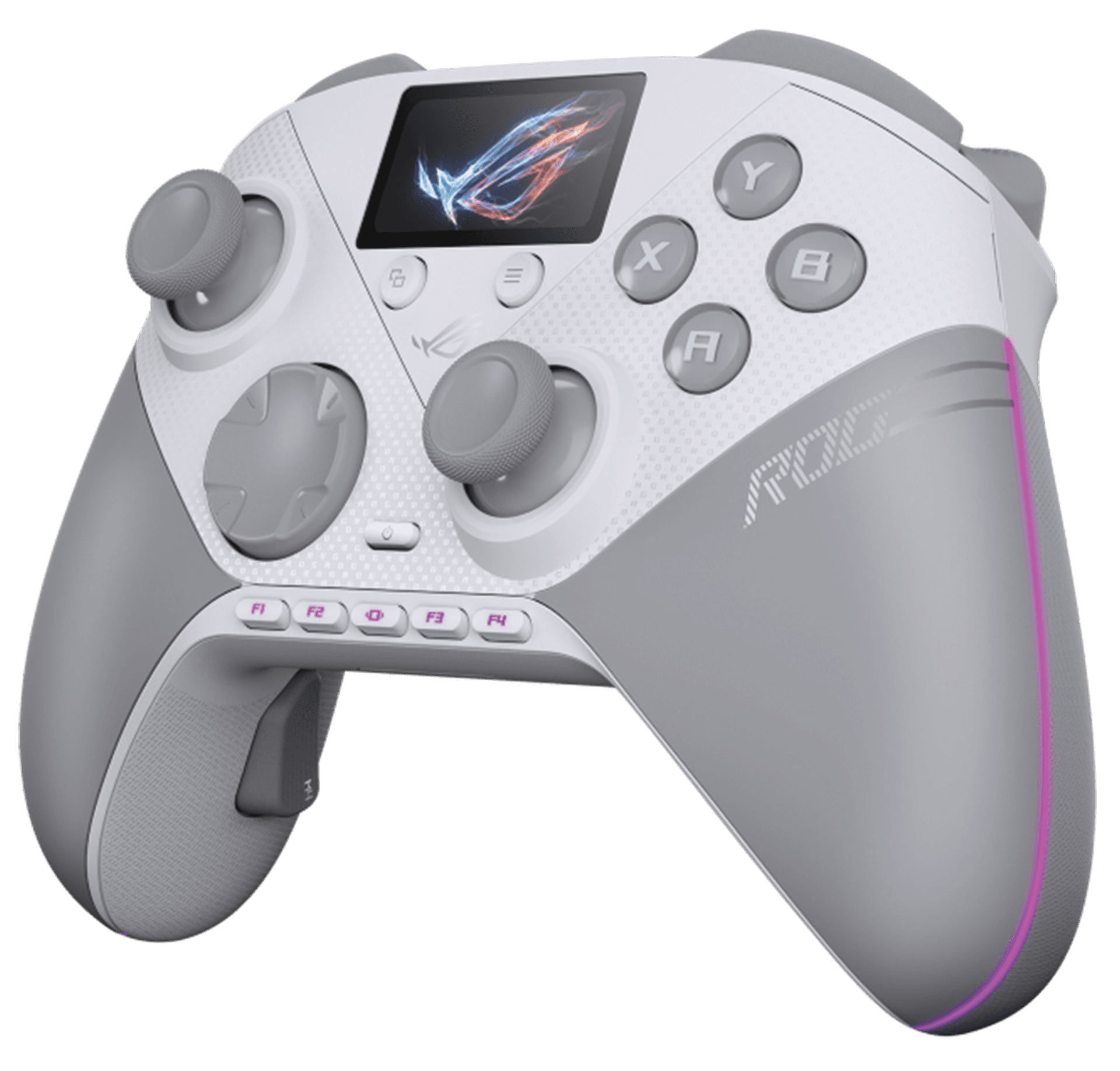 ASUS ROG Raikiri II Pro PC White Wireless Gaming Controller, 8K Polling Rate, Full-Color Display, Hot-Swappable TMR Joysticks | 90MP05A0-BDUA10 – Buy Online