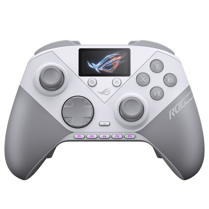 Asus ASUS ROG Raikiri II Pro PC White Wireless Gaming Controller, 8K Polling Rate, Full-Color Display, Hot-Swappable TMR Joysticks | 90MP05A0-BDUA10 - product view 2 of 6