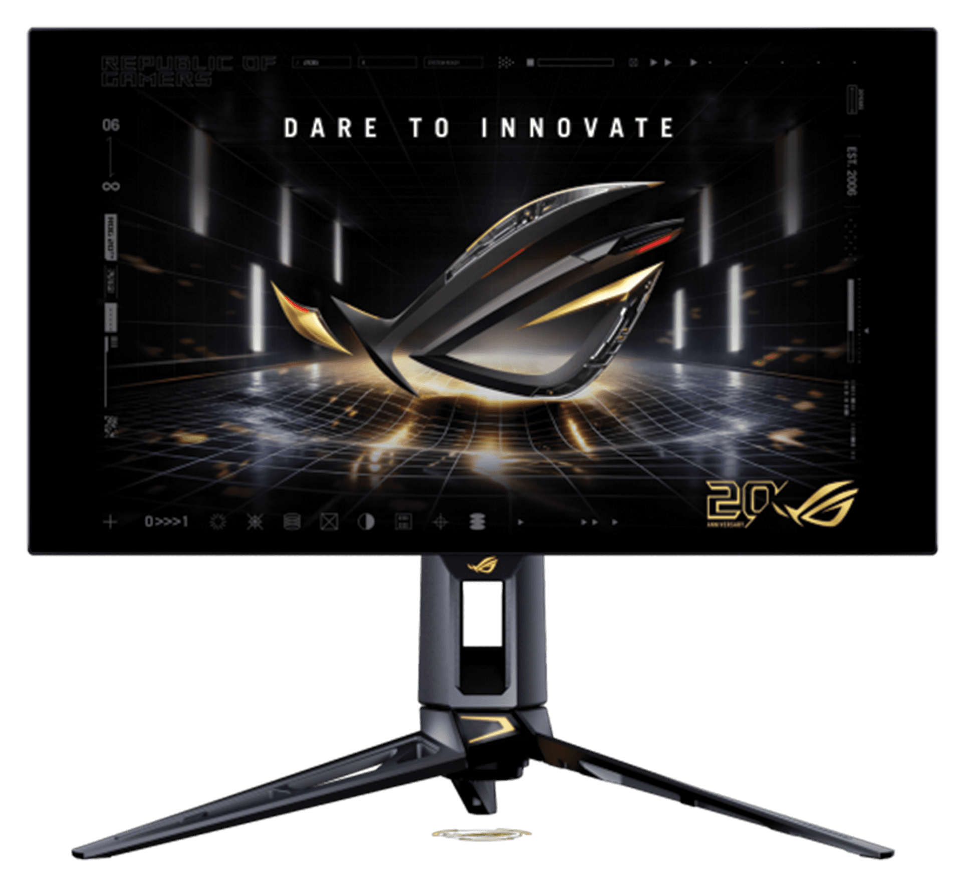 ASUS ROG Swift OLED PG27AQWP-G EDITION 20 27" QHD Gaming Monitor, (2560x1440) 540Hz, Dual-Mode 720Hz, 0.02ms GTG, TrueBlack Glossy OLED, DisplayHDR 500, HDMI 2.1, DisplayPort 2.1 | 90LM0CF0-B02971 – Buy Online