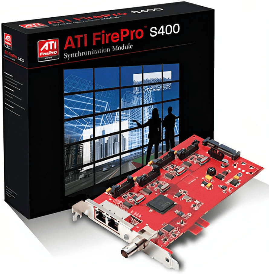 ATI / AMD FirePro S400 Synchronization Module, Genlock & Framelock Multi-GPU Controller, Supports Up to 4 GPUs, BNC & Dual RJ-45 | 100-505981 – Buy Online